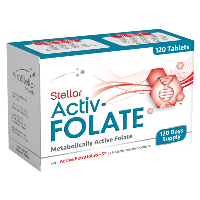 Anastellar Stellar Active Folate Metabolically Active Folate 120